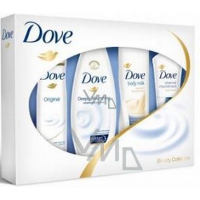 Dove Original deodorant spray 150 ml + shower gel 250 ml + body lotion 250 ml + cream 75 ml, cosmetic set