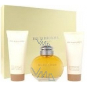 Burberry Burberry for Women perfumed water 100 ml + body lotion 100 ml + shower gel 100 ml, gift set