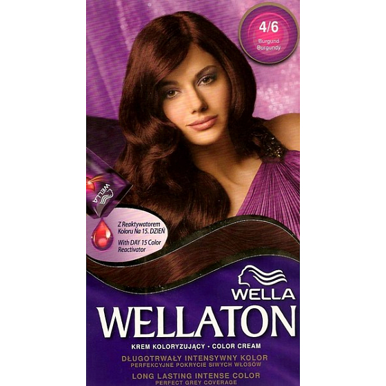 Wella Wellaton cream hair color 4/6 Burgundy red