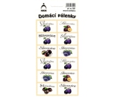 Arch Stickers Homemade brandy Slivovice 12 labels