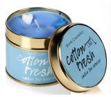 Bomb Cosmetics Fresh Cotton - Cotton Fresh Scented natural, handmade candle in a tin can burns up to 35 hours