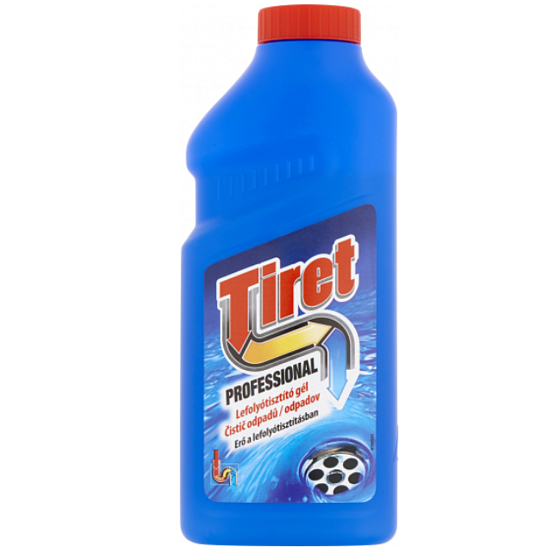 Tiret Professional Gel Drain Cleaner for Metal and Plastic Pipes 500 ml
