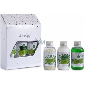 Adria Spa Lemon Grass & Orange Intensive Shower Gel 50 ml + bath salt 50 ml + body lotion 50 ml, Travel mini set