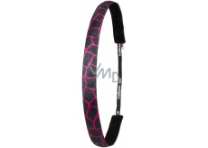 Ivybands Protiskluzová čelenka do vlasů růžová žirafa, unisex, 1,6 cm