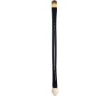 Double-sided cosmetic brush round / foam plastic 13 cm 30190