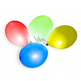 Inflatable balloon with LED light 30 cm 3 + 1 pieces in a bag