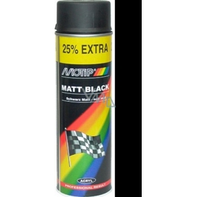 Motip Matt Black black matt acrylic lacquer 500 ml