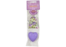 Le Chatelard Scented Sack 7g + Soap Shaped Heart 25g - Violet 4223