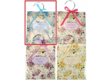 Fresh sea air scented bag blue hanger 14 x 12 cm