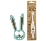 Jack N Jill BIO Hare extra soft organic toothbrush for children, decomposable in nature, made of corn starch, without BPA and PVC