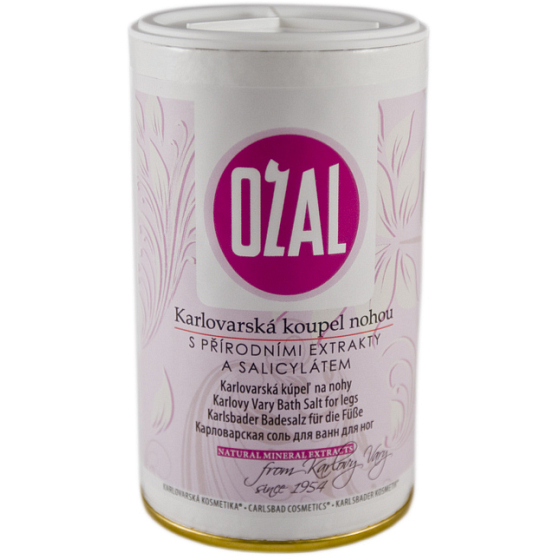 Ozal Karlovy Vary foot bath with natural extracts and salicylate 250 g