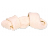 Salač Buffalo knot Chewing buffalo leather knot natural supplementary food 20 - 22.5 cm white