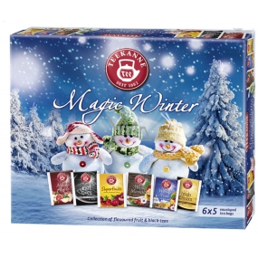 Teekanne Magic Winter Collection of fruit and herbal teas infusion bags 6 x 5 pieces, gift set