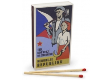 Nekupto Original matches in retro style Whoever stands on the sidewalk does not build a republic of 45 pieces