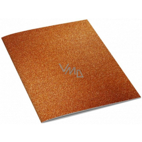 Ditipo Notebook Glitter Collection A4 lined orange 21 x 29 cm 3424