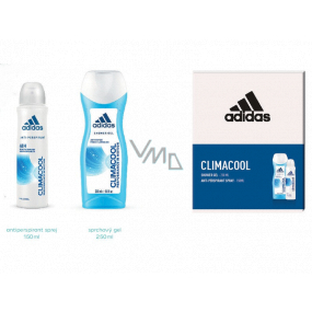 Adidas Climacool antiperspirant deodorant spray for women 150 ml + shower gel 250 ml, cosmetic set