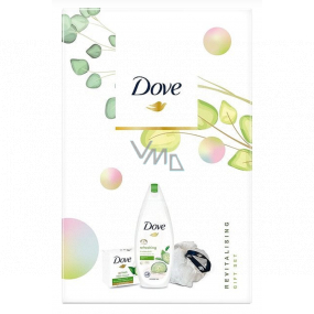 Dove Nourishing Secrets Refreshing Go Fresh Touch Cucumber & Green Shower Gel 250 ml + toilet soap 100 ml + washing sponge, cosmetic set