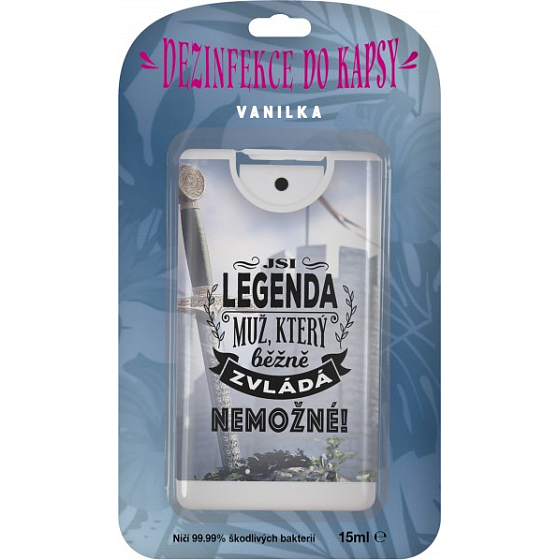 Albi Pocket disinfection with the scent of vanilla You are a legend 15 ml