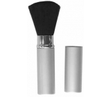 Diva & Nice Cosmetic brush with synthetic bristle cap silver large 12 cm