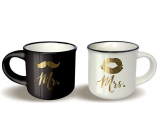 Mr. Nekupto Pair of mini cups Mr. & Mrs. 2 x 100 ml