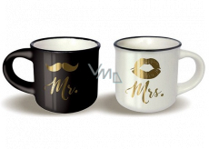 Mr. Nekupto Pair of mini cups Mr. & Mrs. 2 x 100 ml