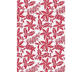 Ditipo Gift wrapping paper 70 x 500 cm White red twigs