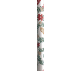 Nekupto Gift wrapping paper Christmas 70 x 200 cm White poinsettia