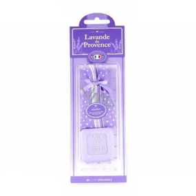 Esprit Provence Lavender toilet soap 25 g + lavender fragrance bag with dots, cosmetic set for women