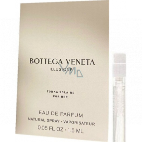 Bottega Veneta Illusione Tonka Solaire eau de parfum for women 1,5 ml with spray, vial