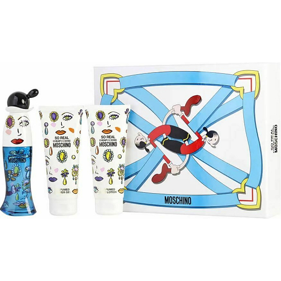 Moschino So Real Cheap and Chic Eau de Toilette for women 50 ml + Body Lotion 100 ml + Shower Gel 100 ml, gift set