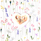 Albi Photo album Wildflowers 25 sheets 24 x 25 cm