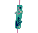Albi Textile bookmark Flowers and leaves 18,5 cm