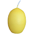 Nekupto Easter Egg Candle Yellow 6 cm