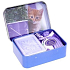 Esprit Provence Lavender toilet soap 60 g + scented bag + tin box with a picture of a kitten, cosmetic set for women