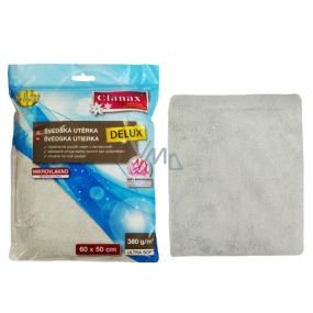 Clanax Delux Swedish microfiber cloth silver 60 x 50 cm 380 g