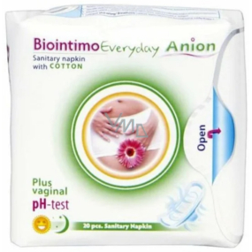 Biointimo Everyday Anion sanitary napkins 20 pcs