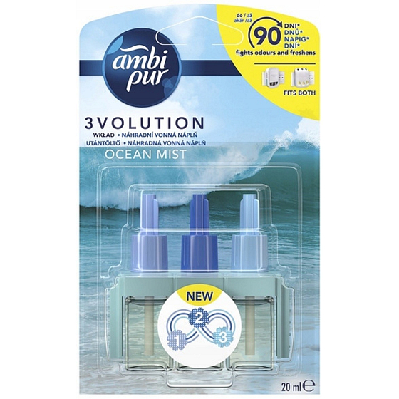 Ambi Pur 3 Volution Ocean Mist air freshener electric refill 20 ml