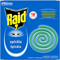 Raid Mosquito Insecticide Spiral, 10 pcs