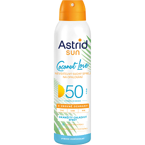 Astrid Invisible Dry Sunscreen Spray SPF 50, 150 ml