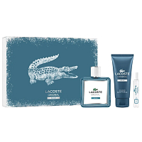 Lacoste Original Aqua set eau de toilette 100 ml + shower gel 100 ml + eau de toilette 5 ml, gift set for men