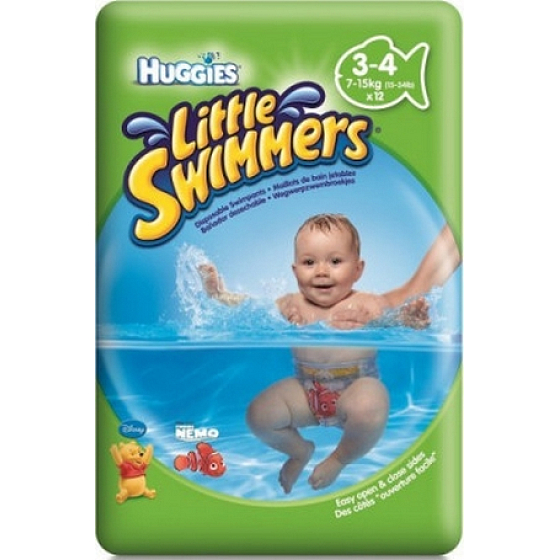 Huggies Little Swimmers 3-4 disposable swim diapers 7-15 kg 12 pieces