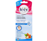 Veet Wax strips with a face strip 20 pieces + Pefect Finish napkins 4 pieces