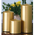 Lima Metal Series Candle Gold Cylinder 60 x 120 mm 1 Piece