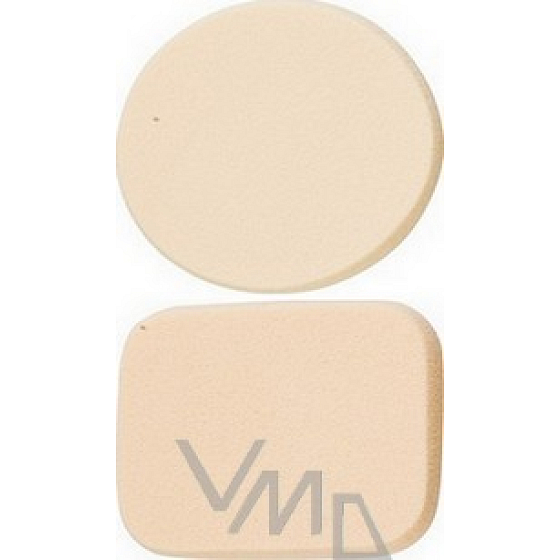 Make-up sponge Round and rectangular 2 pieces 10080