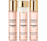 Chanel Coco Mademoiselle Eau de Toilette Refill for Women 3 x 20 ml