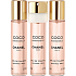 Chanel Coco Mademoiselle Eau de Toilette Refill for Women 3 x 20 ml
