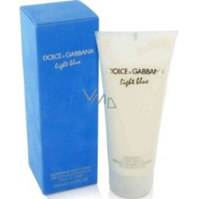 dolce gabbana light blue body cream 200ml