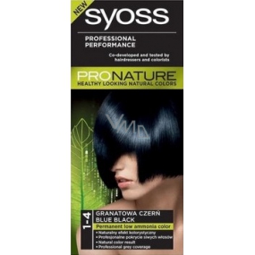 Syoss ProNature long-lasting hair color1-4 blue-black