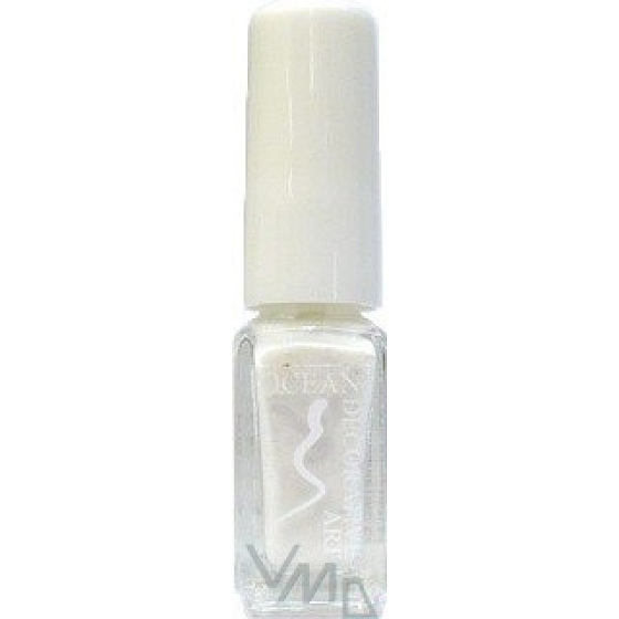 Ocean Decorative Art decorating nail polish shade 09 white 5 ml