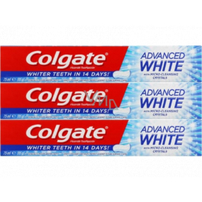 Colgate Advanced Whitening toothpaste 3 x 75 ml